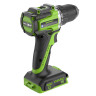 Дрель-шуруповерт акк. Greenworks DD560,24V, б/щет, 0-500/0-2000 об/мин, 30/60 Нм,13мм, Antikickback,LED,без АКБ и ЗУ