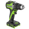 Дрель-шуруповерт акк. Greenworks DD560,24V, б/щет, 0-500/0-2000 об/мин, 30/60 Нм,13мм, Antikickback,LED,без АКБ и ЗУ