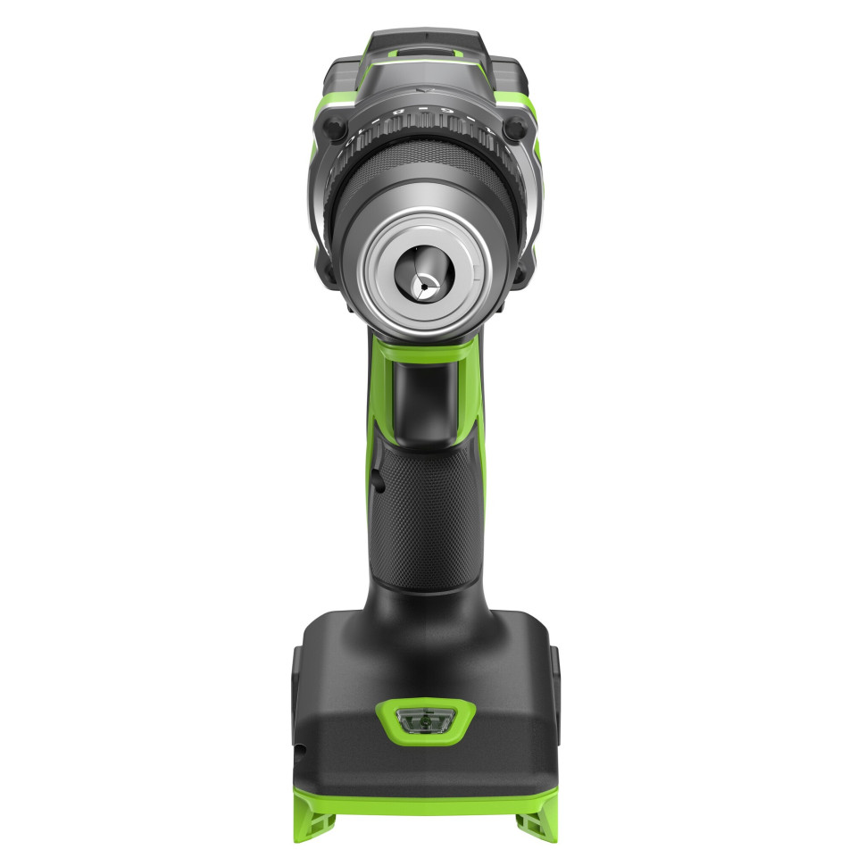 Дрель-шуруповерт акк. Greenworks DD560,24V, б/щет, 0-500/0-2000 об/мин, 30/60 Нм,13мм, Antikickback,LED,без АКБ и ЗУ