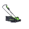 Газонокосилка Greenworks GD24LM33k4, 24v, 33 см, в комплекте с АКБ 4 А·ч и ЗУ (аккумуляторная)