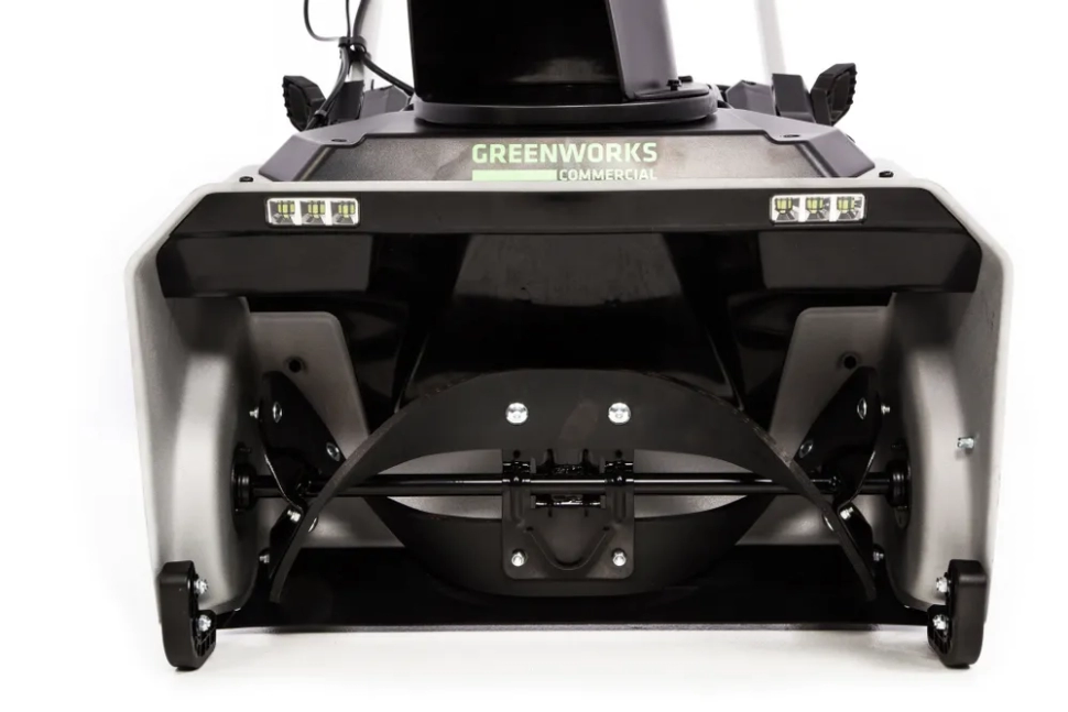 Снегоуборщик Greenworks GD82STK25, 82v, 56 см, 2.5 кВт, 3.4 л.с, АКБ 2.5 А·ч и ЗУ (аккумуляторный)