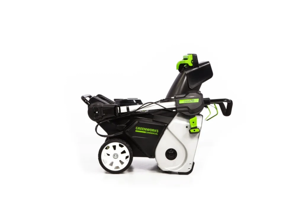 Снегоуборщик Greenworks GD82STK25, 82v, 56 см, 2.5 кВт, 3.4 л.с, АКБ 2.5 А·ч и ЗУ (аккумуляторный)