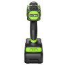 Аккумуляторная дрель-шуруповерт Greenworks DD560k4, 24v, 30/60 Нм, 13мм, Anti-kickback, 1х4Ач,ЗУ