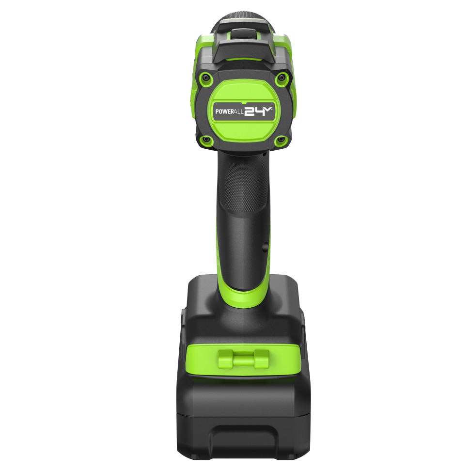 Аккумуляторная дрель-шуруповерт Greenworks DD560k4, 24v, 30/60 Нм, 13мм, Anti-kickback, 1х4Ач,ЗУ