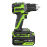 Аккумуляторная дрель-шуруповерт Greenworks DD560k4, 24v, 30/60 Нм, 13мм, Anti-kickback, 1х4Ач,ЗУ