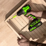 Аккумуляторная дрель-шуруповерт Greenworks DD560k4, 24v, 30/60 Нм, 13мм, Anti-kickback, 1х4Ач,ЗУ