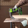 Аккумуляторная дрель-шуруповерт Greenworks DD560k4, 24v, 30/60 Нм, 13мм, Anti-kickback, 1х4Ач,ЗУ