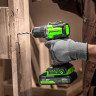 Аккумуляторная дрель-шуруповерт Greenworks DD560k4, 24v, 30/60 Нм, 13мм, Anti-kickback, 1х4Ач,ЗУ