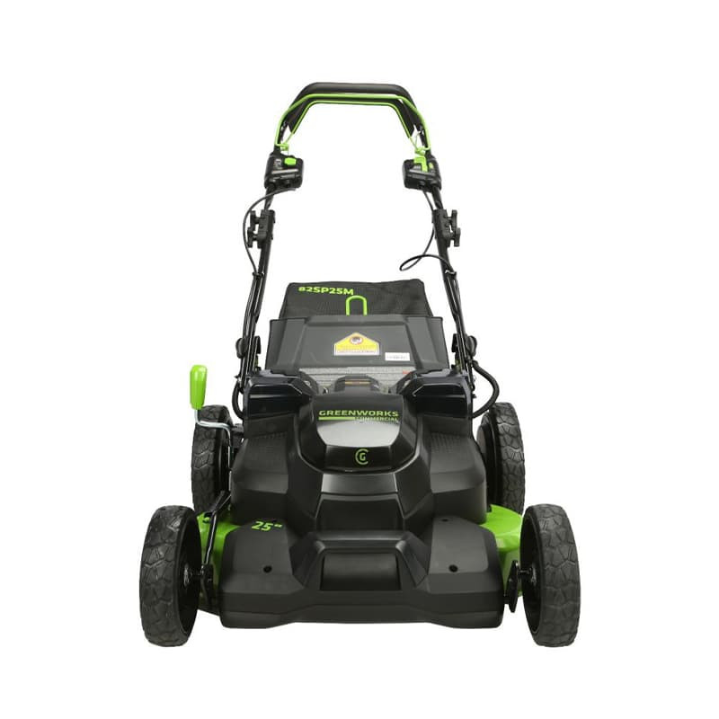 Газонокосилка Greenworks TwinForce GC82LM61Sk25, 82v, 61 см, в комплекте с АКБ 2.5 А·ч и ЗУ (аккумуляторная, самоходная, 2 ножа)