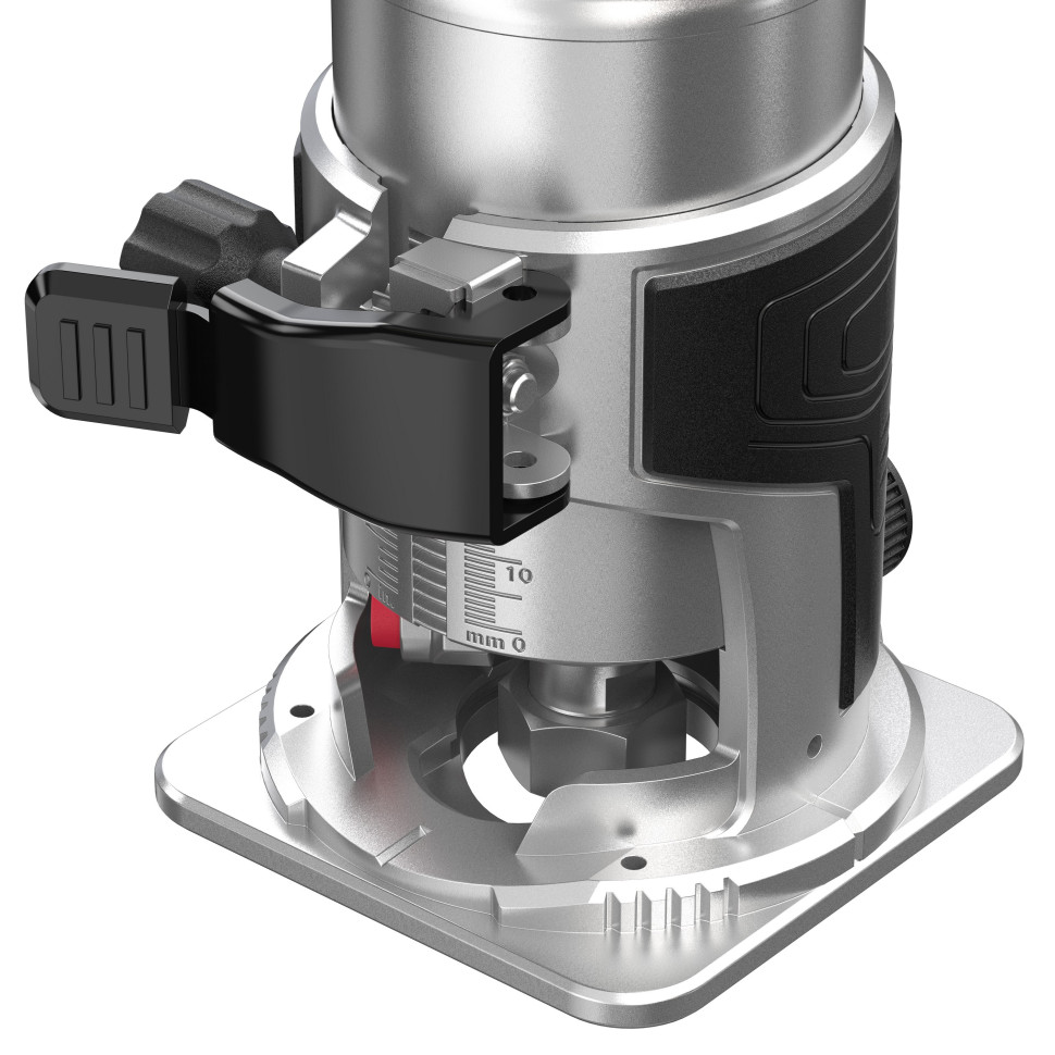 Фрезер кромочный акк. Greenworks G24RO, 24V, б/щет, 10000-30000 об/мин, цанги 6 / 6,35 / 8 мм, ход 20 мм,1х2Ач,ЗУ,коробка