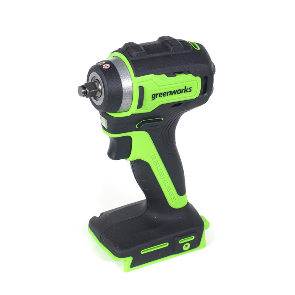 Ударный гайковерт Greenworks GD24IW200, 24v, 200 Нм, без АКБ и ЗУ (аккумуляторный)