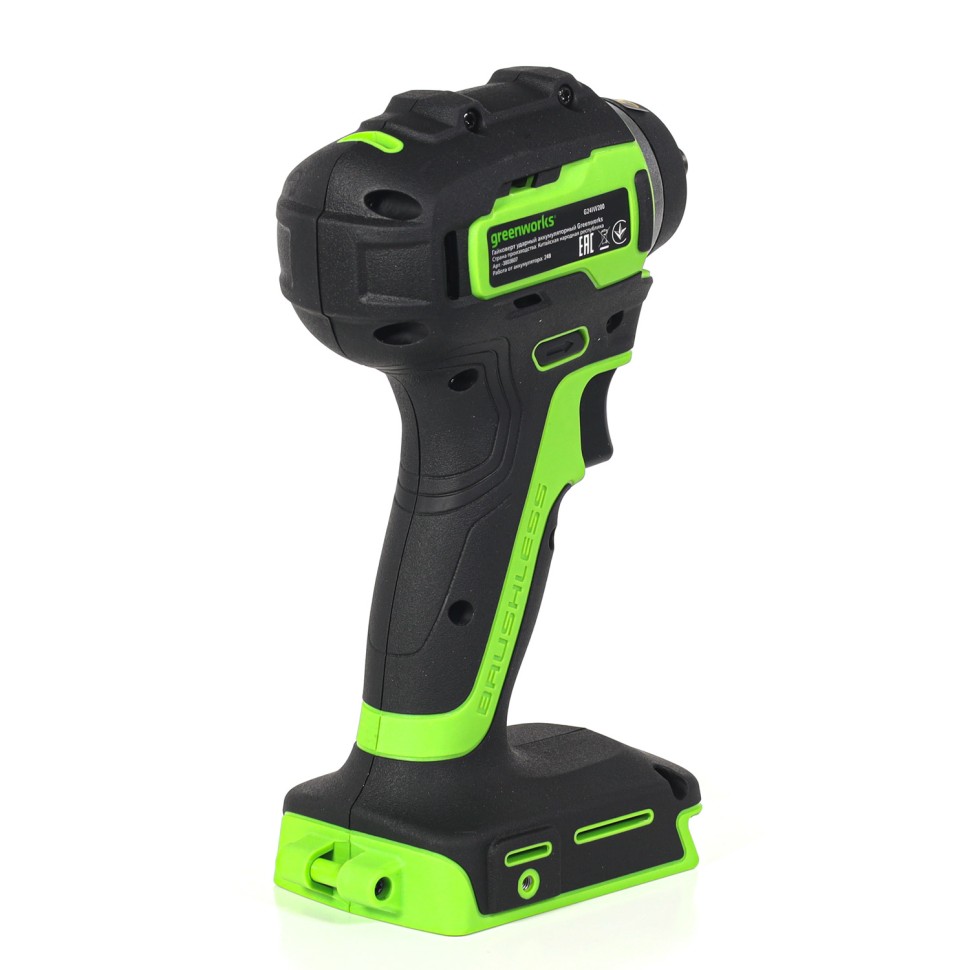 Ударный гайковерт Greenworks GD24IW200, 24v, 200 Нм, без АКБ и ЗУ (аккумуляторный)
