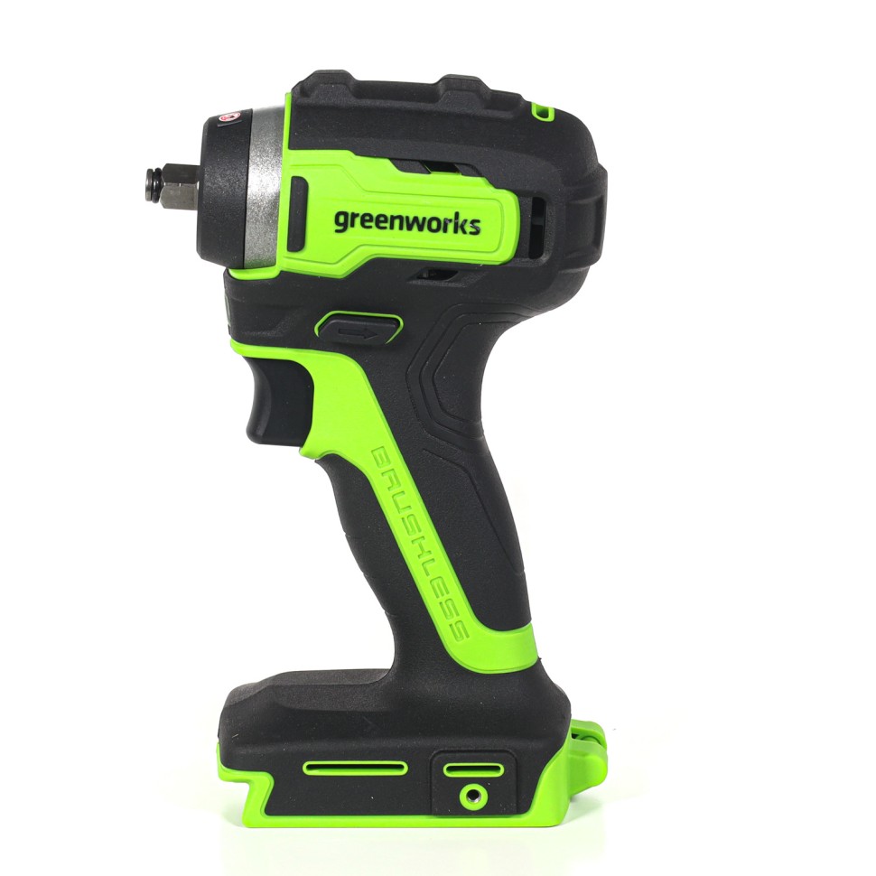 Ударный гайковерт Greenworks GD24IW200, 24v, 200 Нм, без АКБ и ЗУ (аккумуляторный)