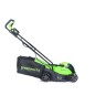 Газонокосилка Greenworks GD24LM33k8, 24v, 33 см, в комплекте с АКБ 8 А·ч и ЗУ (аккумуляторная)