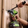 Дрель-шуруповерт Greenworks GD24DD90k4, 24v, 90 Нм, в комплекте АКБ 4 А·ч и ЗУ (аккумуляторная)