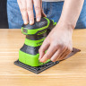Плоская шлифмашина акк. Greenworks G24SS14, 24V, 115x140мм, 5500 об/мин, ампл. 1,6 мм,1х2Ач,ЗУ,коробка