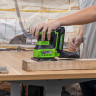 Плоская шлифмашина акк. Greenworks G24SS14, 24V, 115x140мм, 5500 об/мин, ампл. 1,6 мм,1х2Ач,ЗУ,коробка