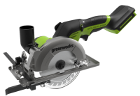 Циркулярная пила Greenworks G24MCS, 24v, 120 мм, без АКБ и ЗУ (аккумуляторная, мини)
