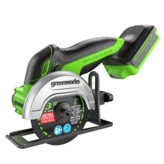 Угловая шлифовальная машина (болгарка) Greenworks GD24UCS, 24v, 76 мм, без АКБ и ЗУ (аккумуляторная)