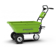 Садовая тележка Greenworks G40GCk5, 40v, 106 л, в комплекте с АКБ 5 А·ч и ЗУ (аккумуляторная, самоходная)
