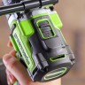 Аккумуляторная ударная дрель-шуруповерт Greenworks GD24DD140k4x2, 24v, 140 Нм, Anti-kickback, в комплекте АКБ 4 А·ч (2 шт) и ЗУ 4А