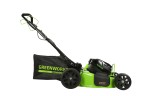 Газонокосилка Greenworks GC82LM51SP2k5, 82v, 51 см, в комплекте с АКБ 5 А·ч и ЗУ 8A (аккумуляторная, самоходная)