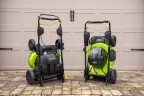 Газонокосилка Greenworks GC82LM51SP2k5, 82v, 51 см, в комплекте с АКБ 5 А·ч и ЗУ 8A (аккумуляторная, самоходная)
