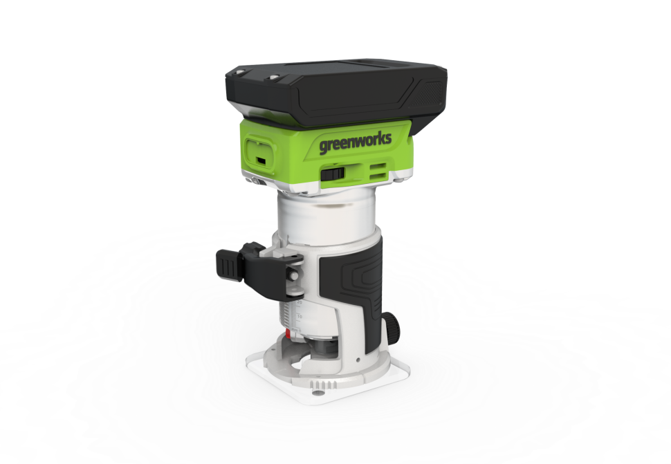 Фрезер Greenworks G24RO, 24v, без АКБ и ЗУ (аккумуляторный)