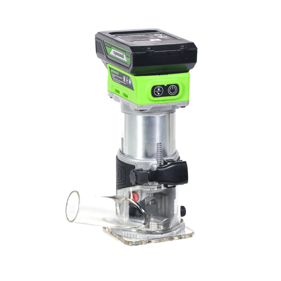 Фрезер Greenworks G24RO, 24v, без АКБ и ЗУ (аккумуляторный)