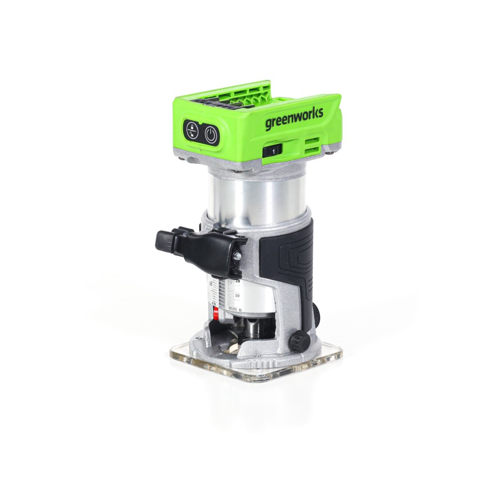 Фрезер Greenworks G24RO, 24v, без АКБ и ЗУ (аккумуляторный)