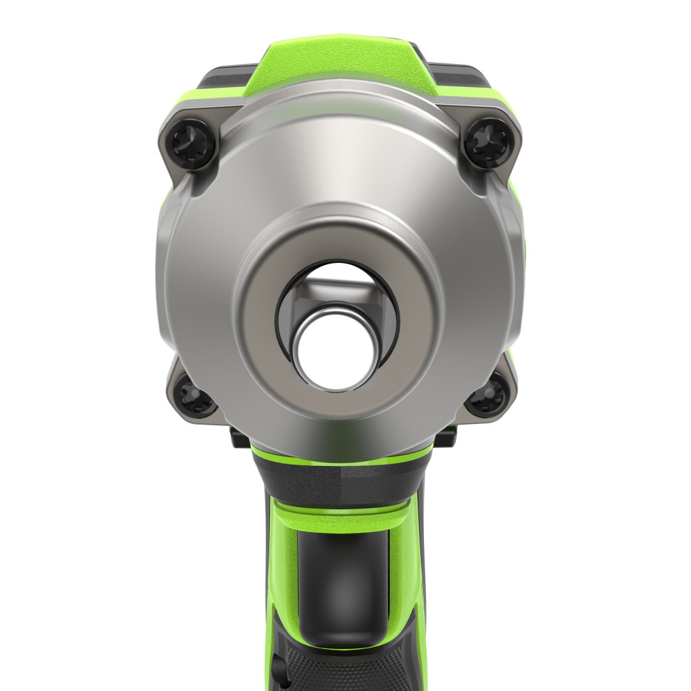 Гайковерт ударный акк. Greenworks IW5500, 24V, б/щет, 1/2'', 500Нм, 3 режима, 1х5Ач,ЗУ,коробка