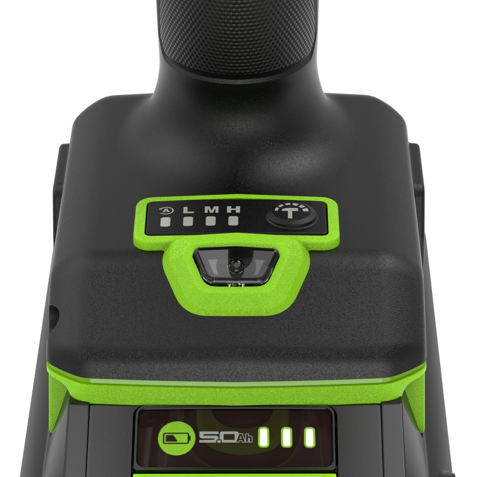 Гайковерт ударный акк. Greenworks IW5500, 24V, б/щет, 1/2'', 500Нм, 3 режима, 1х5Ач,ЗУ,коробка