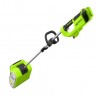 Снегоуборочная лопата Greenworks GD40SS30k2, 40v, 30 см, 1.2 кВт, 1.6 л.с, в комплекте с АКБ 2 А·ч и ЗУ (аккумуляторная)