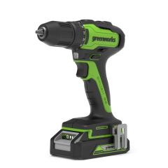 Дрель-шуруповерт Greenworks GD24DD35, 24v, 35 Нм, без АКБ и ЗУ (аккумуляторная)