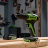 Дрель-шуруповерт Greenworks GD24DD35, 24v, 35 Нм, без АКБ и ЗУ (аккумуляторная)