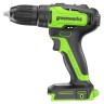 Дрель-шуруповерт Greenworks GD24DD35, 24v, 35 Нм, без АКБ и ЗУ (аккумуляторная)