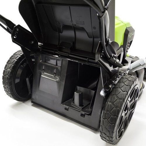Газонокосилка Greenworks GD40LM46SPk85, 40v, 46 см, в комплекте с АКБ 8 А·ч и ЗУ (аккумуляторная, самоходная)