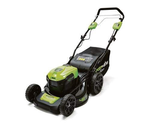 Газонокосилка Greenworks GD40LM46SPk85, 40v, 46 см, в комплекте с АКБ 8 А·ч и ЗУ (аккумуляторная, самоходная)