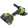 Угловая шлифовальная машина акк. Greenworks AG590, 24V, б/щет, 125 мм, 8500 об/мин, Anti-Kickback,1х4Ач,ЗУ,коробка