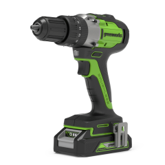 Ударная дрель-шуруповерт Greenworks GD24DD60, 24v, 60 Нм, без АКБ и ЗУ (аккумуляторная)