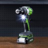 Ударная дрель-шуруповерт Greenworks GD24DD60, 24v, 60 Нм, без АКБ и ЗУ (аккумуляторная)