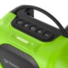 Беспроводная колонка Greenworks GPT-MNBS, 24v/220v, без АКБ и ЗУ (аккумуляторная и сетевая)
