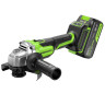 Угловая шлифовальная машина акк. Greenworks AG590, 24V, б/щет, 125 мм, 8500 об/мин, Anti-Kickback,1х5Ач,ЗУ,коробка