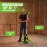 Светодиодная осветительная мачта Greenworks GPT-STL, 24v/220v, 3000 лм, без АКБ и ЗУ (аккумуляторная)