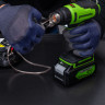 Аккумуляторный строительный термофен Greenworks G24HGk4, 24v, 550°С, 200 л/мин, в комплекте с АКБ 4 А·ч и ЗУ