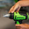 Аккумуляторный строительный термофен Greenworks G24HGk4, 24v, 550°С, 200 л/мин, в комплекте с АКБ 4 А·ч и ЗУ