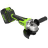 Угловая шлифовальная машина акк. Greenworks AG590, 24V, б/щет, 125 мм, 8500 об/мин, Anti-Kickback,1х8Ач,ЗУ,коробка
