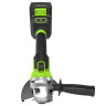 Угловая шлифовальная машина акк. Greenworks AG590, 24V, б/щет, 125 мм, 8500 об/мин, Anti-Kickback,1х8Ач,ЗУ,коробка