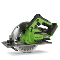 Циркулярная пила Greenworks GD24CS, 24v, 185 мм, без АКБ и ЗУ (аккумуляторная)