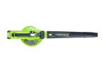 Садовый пылесос и воздуходув Greenworks GD40BVII, 40v, 370 км/ч, 860 м³/ч, без АКБ и ЗУ (аккумуляторный, 2в1)
